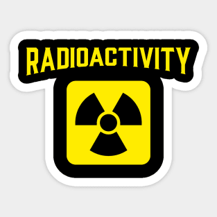 Radioactivity Sticker